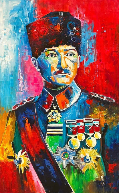 Mustafa Kemal’in Renkleri Yağlı Boya Tablosu