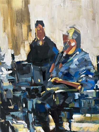 Müzik Dersi Zamanı Yağlı Boya Tablosu