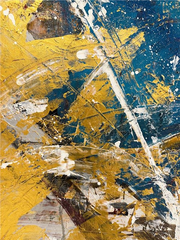 Müziğin Renkleri Yağlı Boya Tablosu