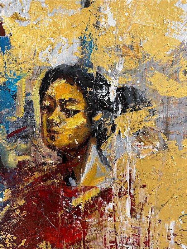 Müziğin Renkleri Yağlı Boya Tablosu