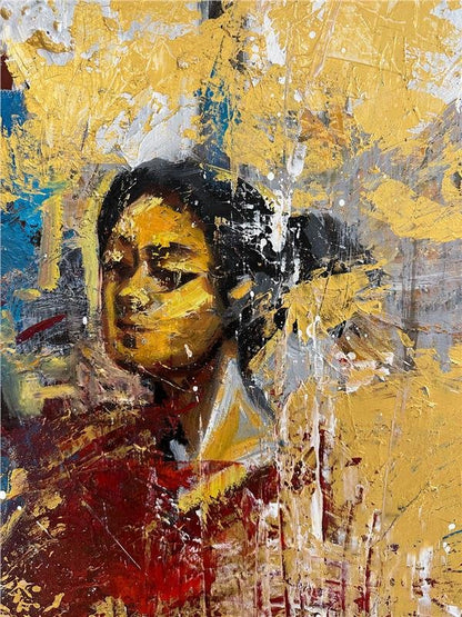 Müziğin Renkleri Yağlı Boya Tablosu