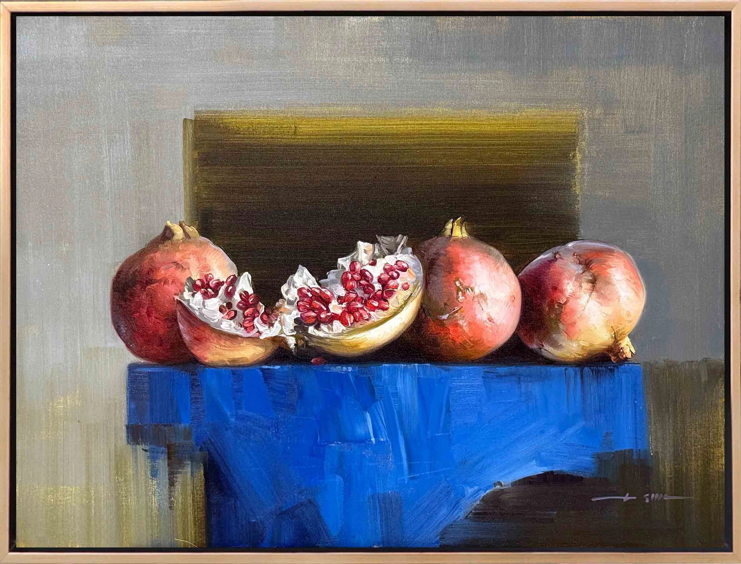 Nar Zamanı Yağlı Boya Tablosu