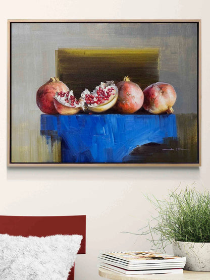 Nar Zamanı Yağlı Boya Tablosu