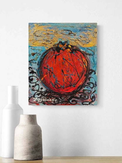 Narın İçindeki Ateş Yağlı Boya Tablosu