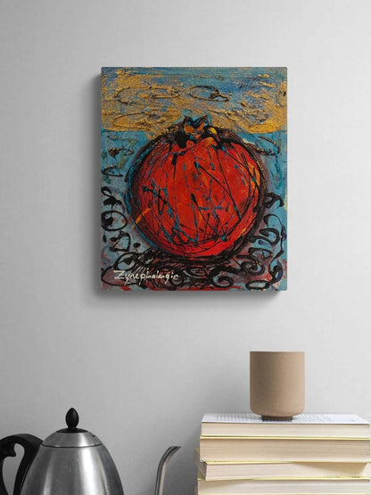 Narın İçindeki Ateş Yağlı Boya Tablosu