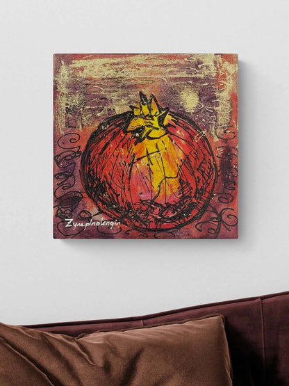 Narın Kalbi Yağlı Boya Tablosu