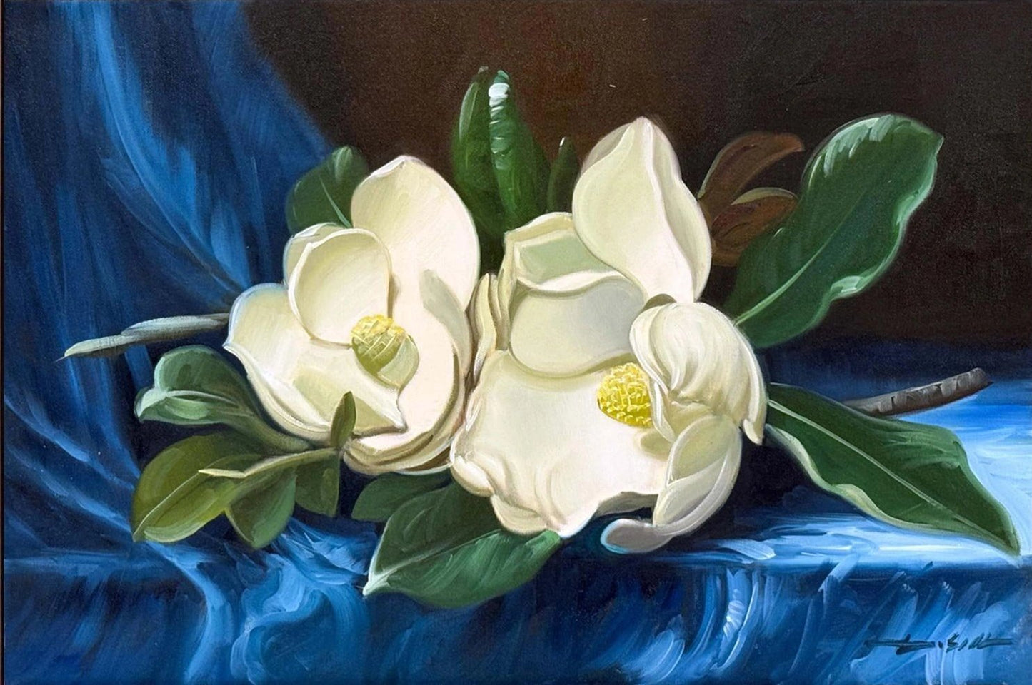 Narin Manolya Yağlı Boya Tablosu