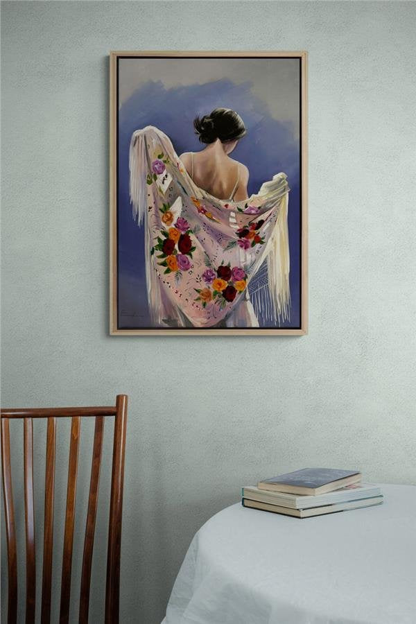 Güzelliğin İzinde Kadın Yağlı Boya Tablosu