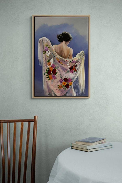 Güzelliğin İzinde Kadın Yağlı Boya Tablosu