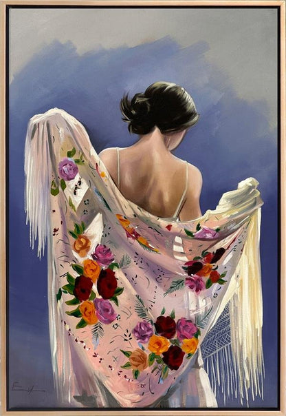 Güzelliğin İzinde Kadın Yağlı Boya Tablosu