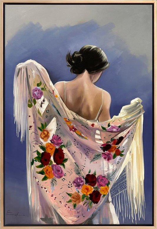 Güzelliğin İzinde Kadın Yağlı Boya Tablosu