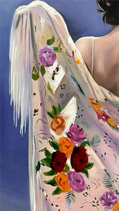 Güzelliğin İzinde Kadın Yağlı Boya Tablosu