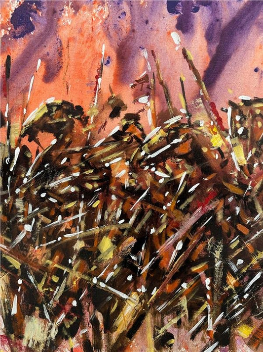 Olmak ya da Olmamak Yağlı Boya Tablosu