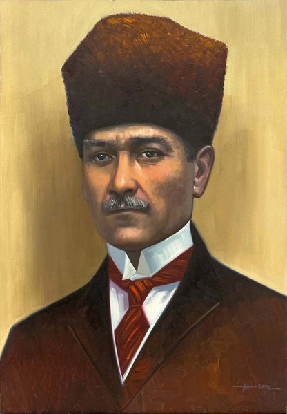 Önderin İzleri Yağlı Boya Tablosu