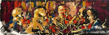 Orkestra Seslerinin Rüyası Yağlı Boya Tablosu