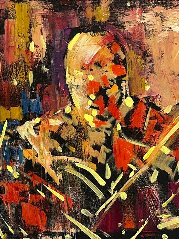 Orkestra Seslerinin Rüyası Yağlı Boya Tablosu