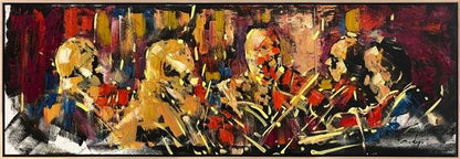 Orkestra Seslerinin Rüyası Yağlı Boya Tablosu