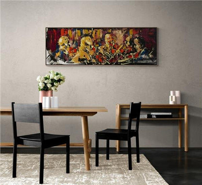 Orkestra Seslerinin Rüyası Yağlı Boya Tablosu