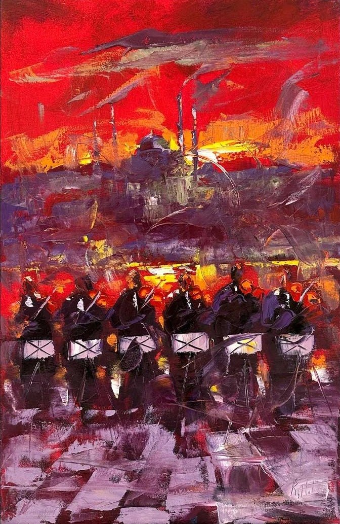 Orkestra Yağlı Boya Tablosu