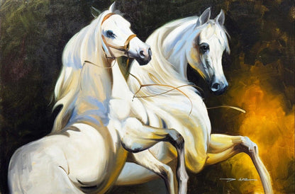 Özgürlüğün Şahlanışı Yağlı Boya Tablosu