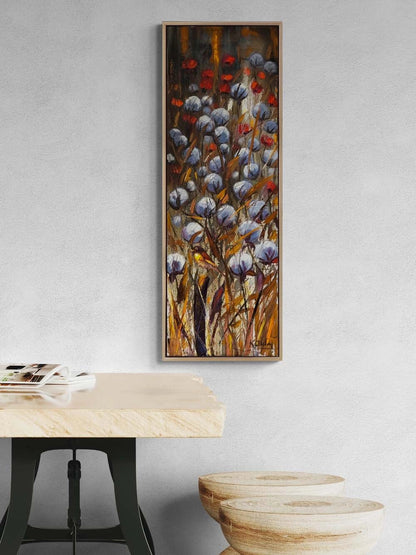 Pamuk Tarlasında Sessizlik Yağlı Boya Tablosu