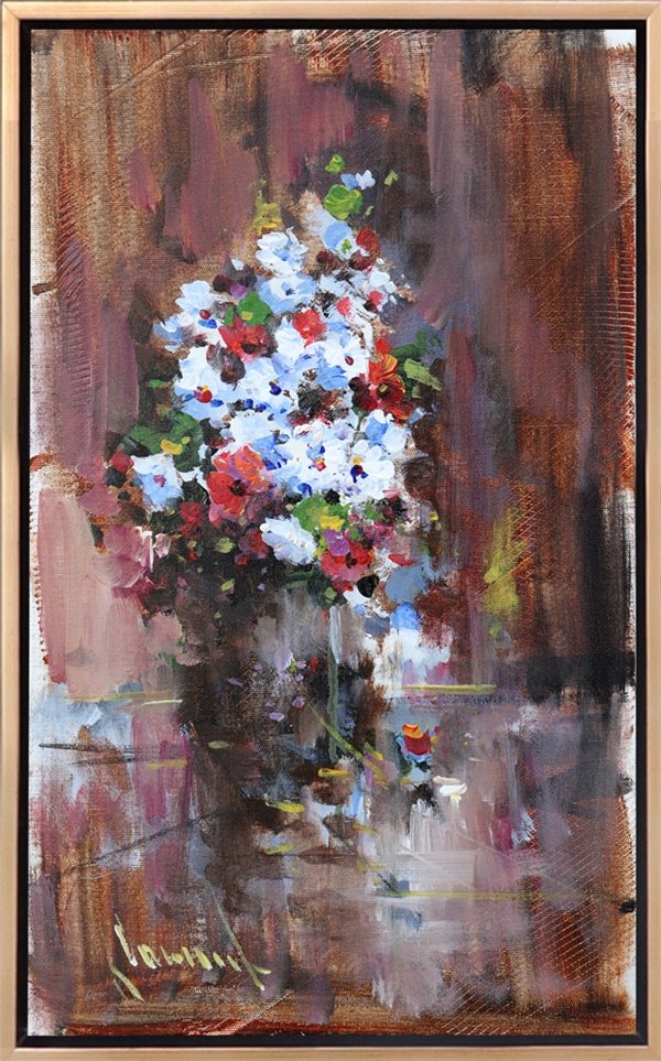 Papatyaların Şarkısı Yağlı Boya Tablosu