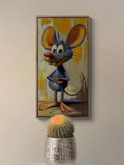 Peynir Avcısı Yağlı Boya Tablosu