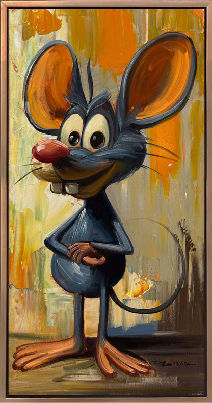 Peynir Avcısı Yağlı Boya Tablosu