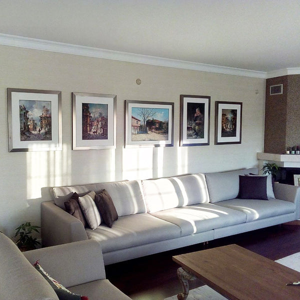 Simurg dekor tablo müşterimizin evinde dekorasyon örneği