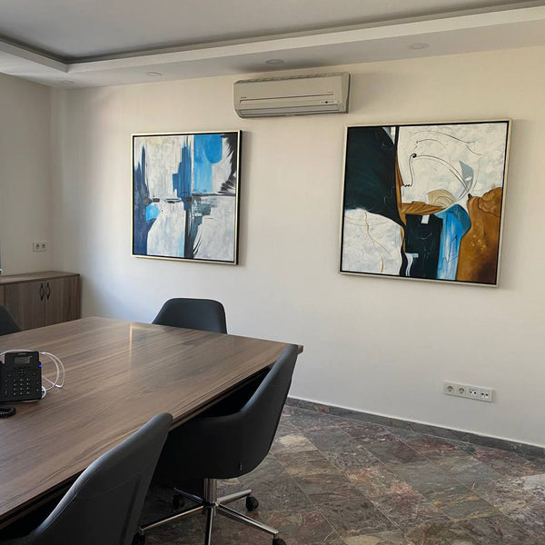 Simurg dekor tablo müşterimizin evinde dekorasyon örneği