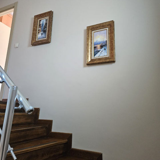 Simurg dekor tablo müşterimizin evinde dekorasyon örneği