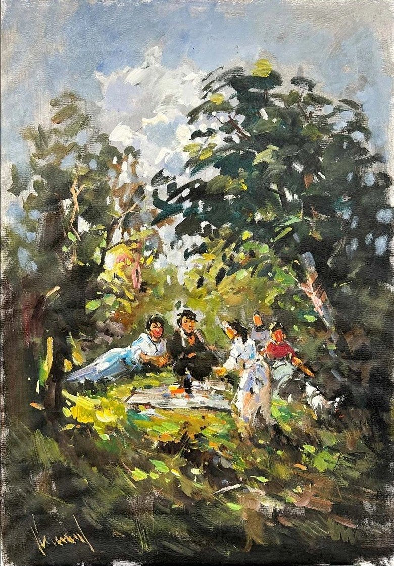 Piknik Yağlı Boya Tablosu