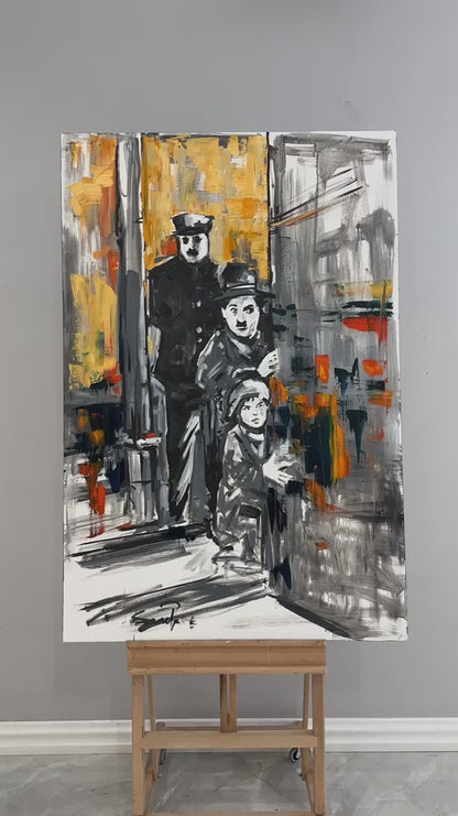 Yüzlerin Hikayesi Yağlı Boya Tablosu