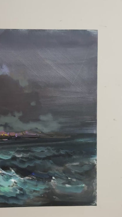 Sailing in the Dark Oil Painting