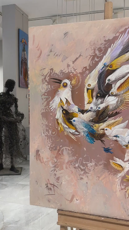 Anka'nın Efsanevi İzleri Yağlı Boya Tablosu