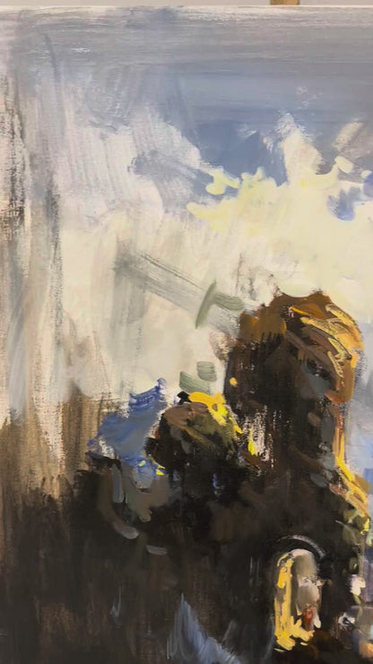 Gölün Derinliği Yağlı Boya Tablosu