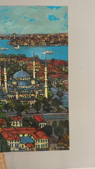 Sultan Ahmet Meydanı Yağlı Boya Tablosu