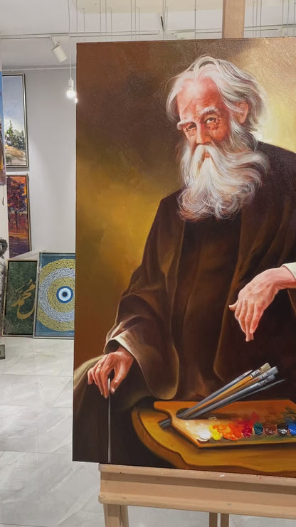 Dede Ressam Yağlı Boya Tablosu