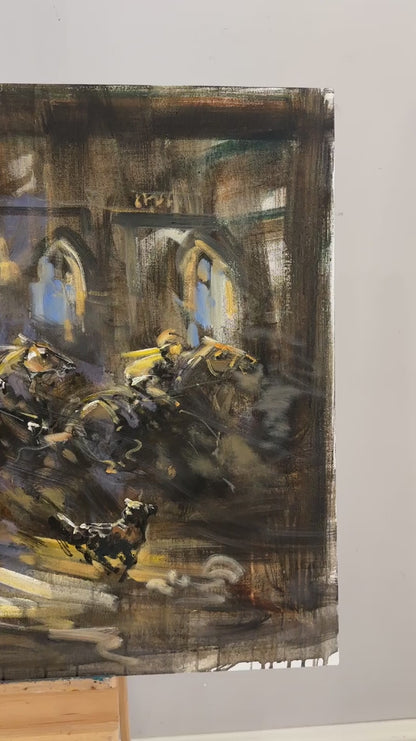 Savaşın Ruhu Yağlı Boya Tablosu