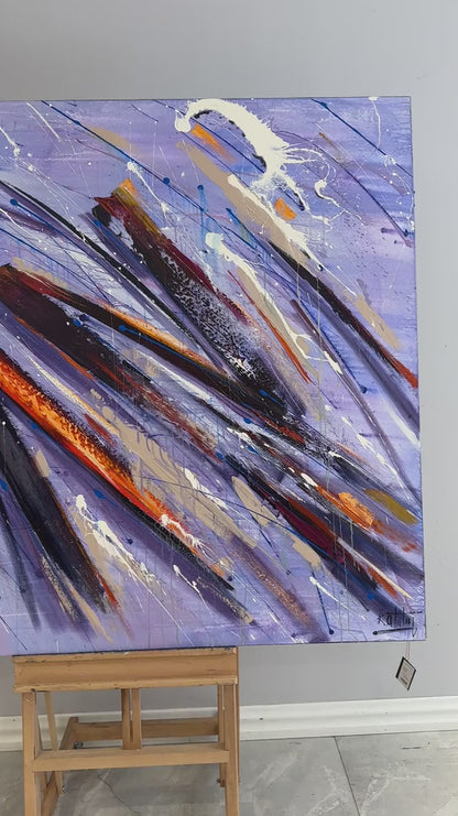 Estaklı Ruh Hali Yağlı Boya Tablosu