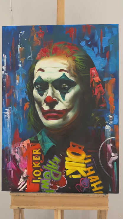 Joker'in İntikamı Yağlı Boya Tablosu
