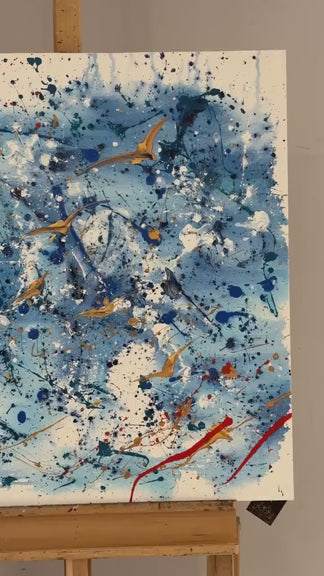 Göğe Dönüş Yağlı Boya Tablosu