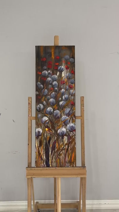 Pamuk Tarlasında Sessizlik Yağlı Boya Tablosu