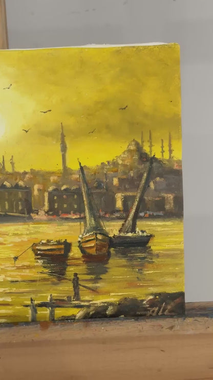 Eminönüne Karşı Yağlı Boya Tablosu