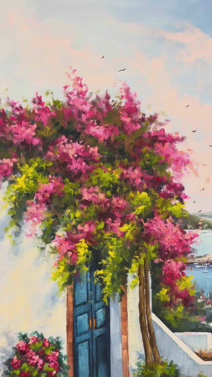 Ege'nin İncisi Bodrum Yağlı Boya Tablosu