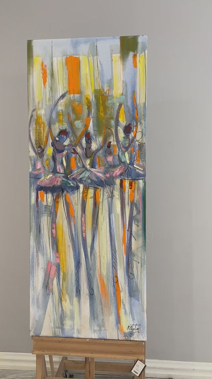 Ruhun Uçuşan Dansı Yağlı Boya Tablosu