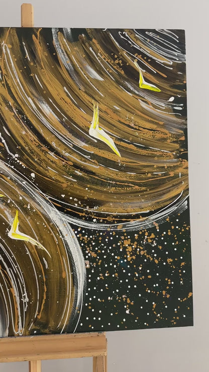 Gölgenin Kanatları Yağlı Boya Tablosu