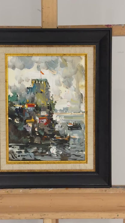 Rumeli Fortress Oil Painting