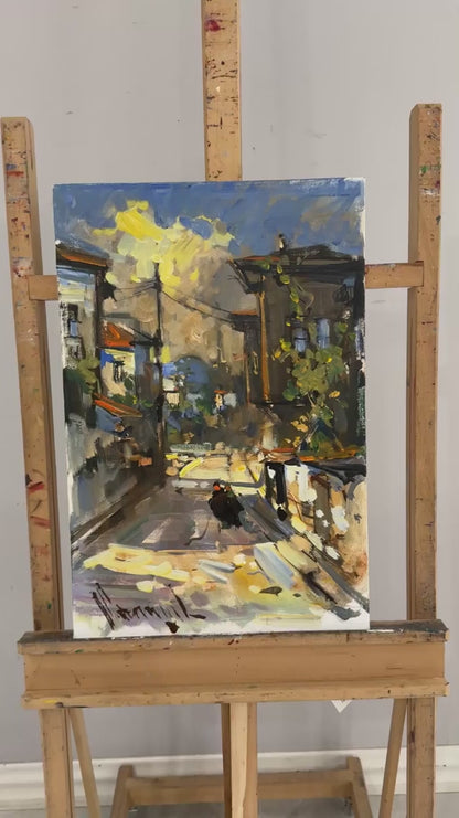 Günlük Hayat Yağlı Boya Tablosu