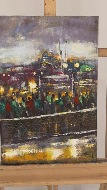 İlhamın İzleri Yağlı Boya Tablosu